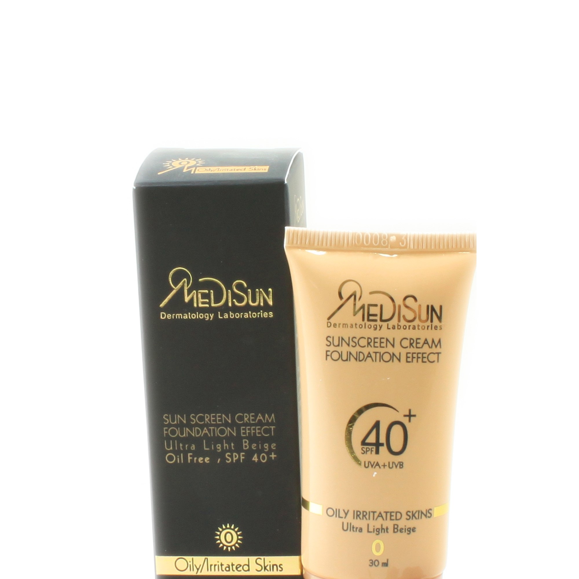 کرم ضد آفتاب SPF40 پوست چرب بژ خیلی روشن مدیسان